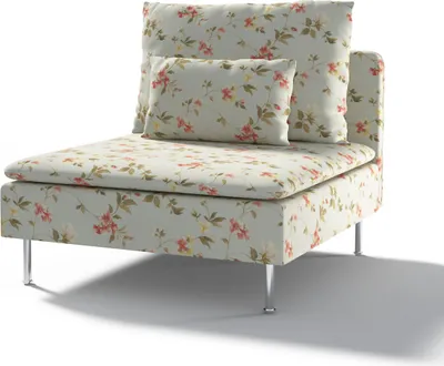 Produktbild von Dekoria Bezug für Söderhamn Sitzelement 1, blau-rosa, Bezug für Sitzelement 1