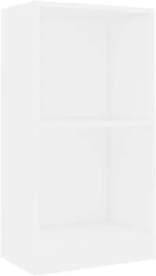 Productafbeelding van Famanu Boekenkast 40x24x75 cm - Witte houten plank voor boeken en opbergruimte