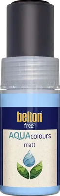 Produktbild von belton free Lackstift AQUAcolours 9 ml tiefschwarz matt