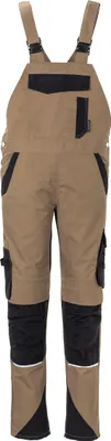 Produktbild von Planam Latzhose Norit Damen Gr. 40 sand/schwarz