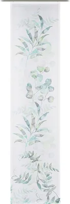 Produktbild von Flächenvorhang - 60 x 245 cm - Salbeigrün - Polyester - inkl. Technik
