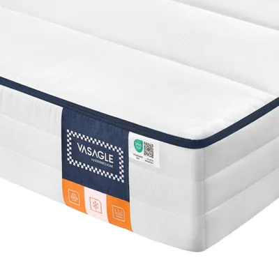 Zdjęcie produktu dla Materac, materac jednoosobowy z pianki z pamięcią kształtu z żelem, średnio twardy, 90 x 200 cm, 12 cm