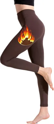 Produktbild von Yenita® THERMO Leggings 2er Pack Gefütterte Leggings XL/XXL braun