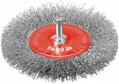Image de Brosse métallique inox Brosse disque abrasive 100 mm