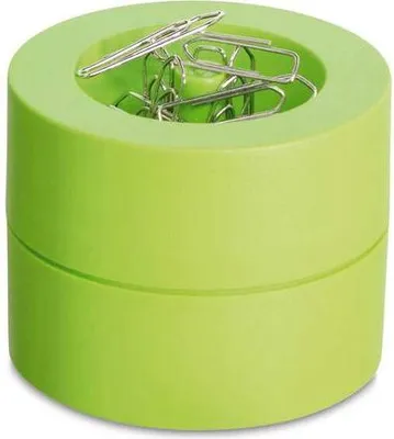 Produktbild von MAUL Klammernspender MAULpro Kunststoff Stahl Metall 7.3 x 7.3 x 6 cm hellgrün