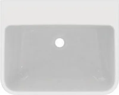 Produktbild von Waschtisch i.life B o ÜL ohne Hahnloch 600x480x180mm weiß 600 x 480 x 180 mm weiß