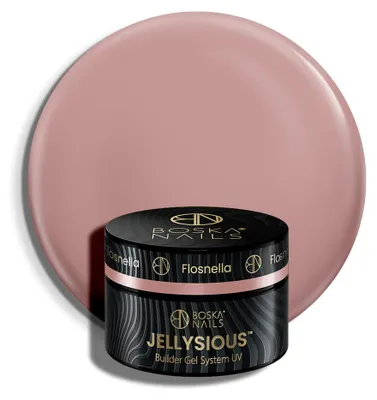 Zdjęcie produktu dla Żel budujący UV do paznokci Jellysious Flosnella Boska Nails 15 ml