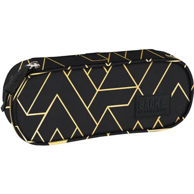 Obrázek produktu pro BackUp, Piórnik Geometric Gold, 1 sztuka