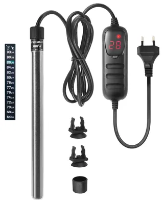 Produktbild von Aquarienheizung Mini – 300 W – für 100-250 Liter – Quarzglas – mit Temperaturregler