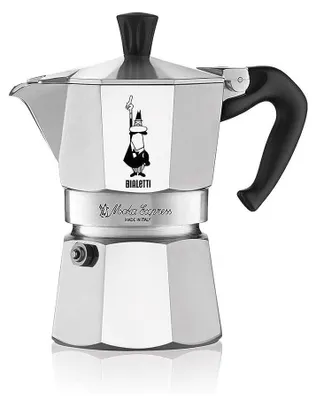 Produktbild von Bialetti Moka Kaffeemaschine zu 4 Tassen, Aluminium