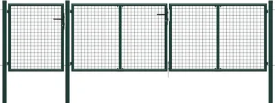 Produktbild von "2026 Promotion" Gartentor aus Stahl 400x75 cm Grün - Gartentore CC915