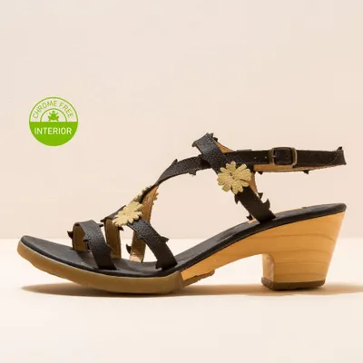 Produktbild von El naturalista Sandalen mit hoher absatz N5496F PLEASANT BLACK / SYLVAN SANDALIA Farbe Black
