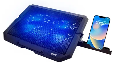 Obrázok produktu pre iggual RP4V17, Stojan na laptop, Čierna, 43,2 cm (17"), 4 kusov, 7 cm, 0 - 1800 ot/min