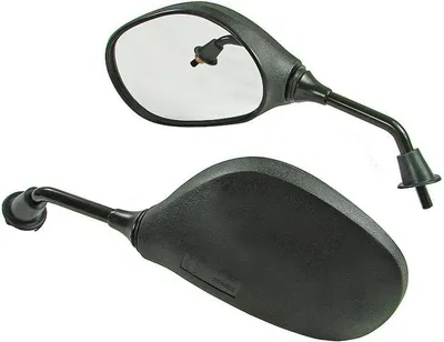 Produktbild von Spiegel Set Standard Rechtsgewinde M8 8mm Roller Mofa Quad rechts links schwarz