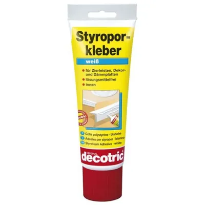 Produktbild von Decotric Styroporkleber Tube 400 g, weiß