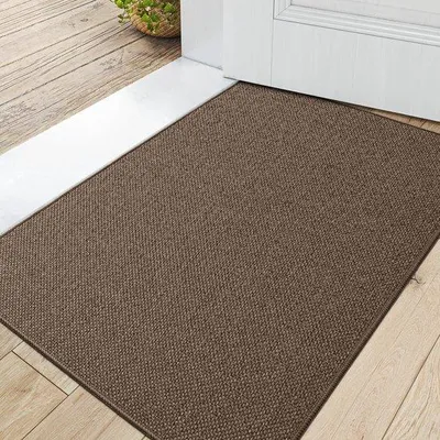 Productafbeelding van Famanu antislip mat 60 x 90 cm - Antislip, absorbeert vuil, bruin
