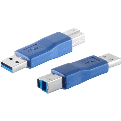 Produktbild von USB 3.0 Adapter USB A Stecker auf B Stecker Druckerkabel Adapter für Drucker