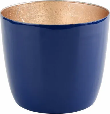 Produktbild von Gift Company Windlicht Madras M, Teelichthalter, Kerzenhalter, Eisen, Windsor Shiny / Nudegold, 8.5 cm, 77568