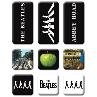 Produktbild von The Beatles Abbey Road 9 Piece Set Magnet