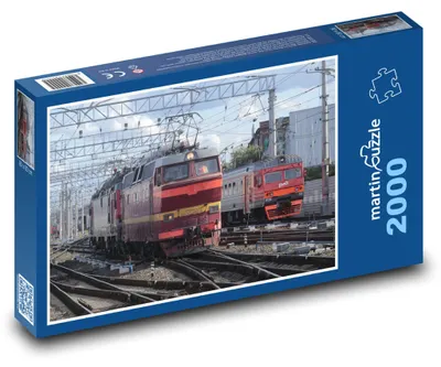 Zdjęcie produktu dla martinpuzzle - Puzzle 2000 - Lokomotiva - dworzec kolejowy, kolej