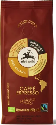 Produktbild von KAWA MIELONA ARABICA 100 % ESPRESSO GÓRSKA FAIR TRADE  250 g - ALCE NERO