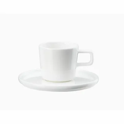 Produktbild von ASA Oco Kaffeetasse mit Unterteller Weiß 200ml