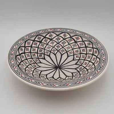 Image de Plat Tebsi Bakir gris - D 33 cm