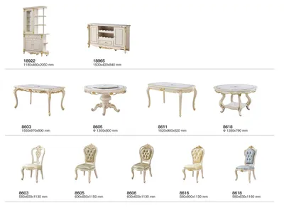 Produktbild von Sideboard TV Lowboard rtv Schrank Wohnzimmer Echtholz Klassisch Barock Rokoko