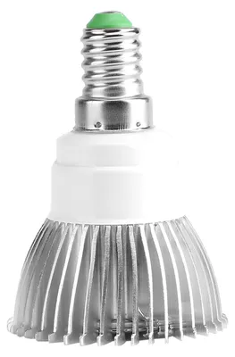 Image de Ampoule de croissance hydroponique à spectre complet 85-265 V, 18 W, 18 LED, pour la culture de plantes à fleurs (E14)
