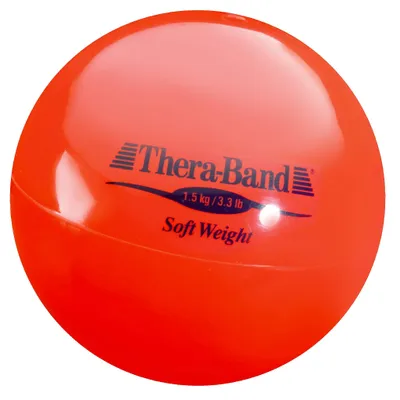 Image de Ballon lesté TheraBand « Soft Weight », 1,5 kg, rouge