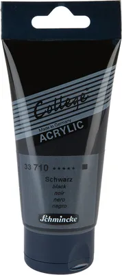 Produktbild von Schmincke 75ml College Acryl Schwarz Acryl 33 710 013
