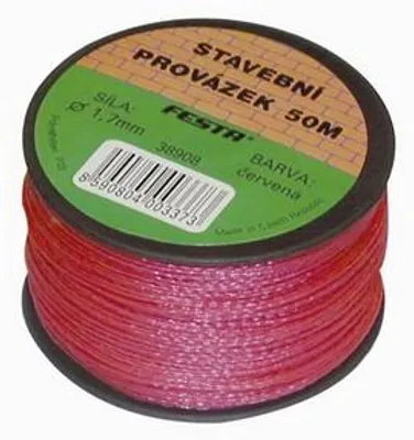 Obrázek produktu pro Provázek zednický FESTA 1.7mm 50m žlutý 38905