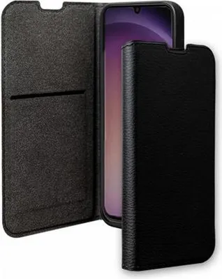 Produktbild von BigBen Connected, Tasche für Samsung Galaxy S24 Ultra Folio Wallet mit Kartenhalter und Halterung, Schwarz