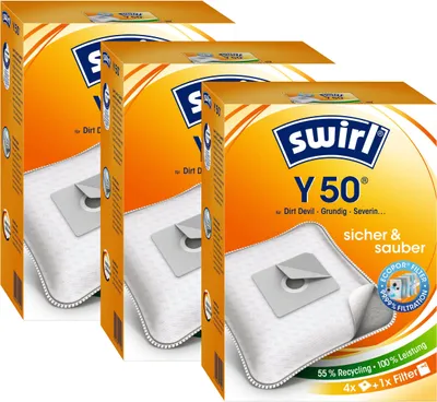 Produktbild von 3 x Swirl Y 50 MP Plus AirSpace Staubsaugerbeutel Staubbeutel Microvlies