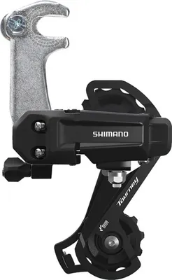 Image de SHIMANO RD-TY200 dérailleur Tourney 6/7 vitesses, avec adaptateur, cage courte, noir/argenté
