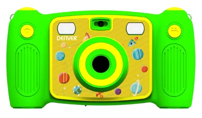 Produktbild von Denver KCA-1320GREEN, Digitalkamera für Kinder, 320 g, Grün, Gelb