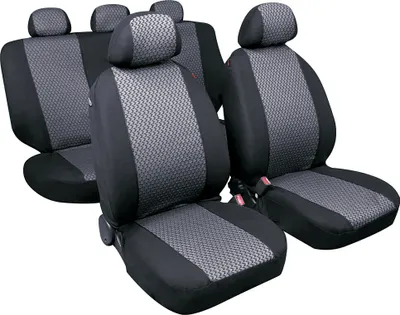 Produktbild von Diago Universal Graue Autositzbezüge-Set mit und ohne Seitenairbag