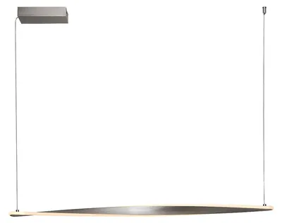 Productafbeelding van Rabalux 72234 Hanglamp Elvio LED 28, metaal en kunststof, satijnchroomkleurig