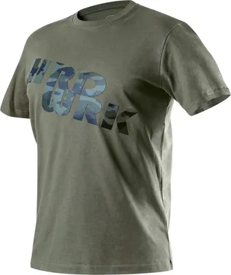 Produktbild von NEO TOOLS Arbeits T-Shirt Olivgrün CAMO Heavy Duty Arbeit Werkstatt - Größe XXL