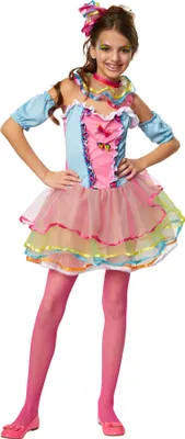 Produktbild von dressforfun® Mädchenkostüm Neon Regenbogen Girl