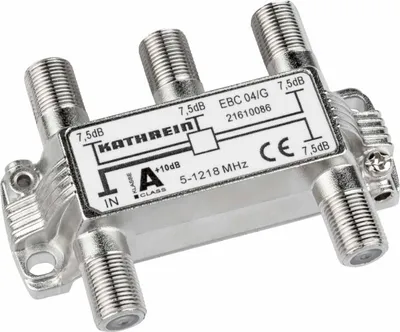 Immagine prodotto di KATHREIN Splitter quadruplo 5-1218 MHz connettore F EBC 04/G
