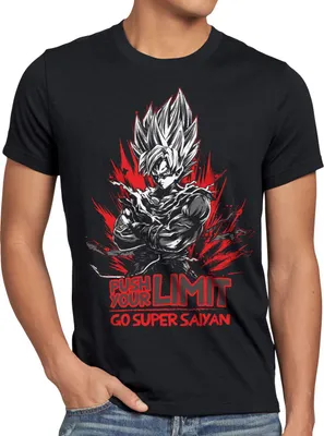 Produktbild von style3 Push your Limit Herren T-Shirt roshi gt z roshi son-goku dragon