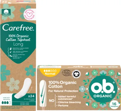 Immagine prodotto di Assorbenti igienici Carefree Long Original 24 pezzi