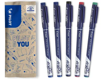 Image de FriXion Fineliner 1.3 (F) Set de 5 pièces