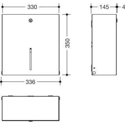 Produktbild von HEWI 900.21.00160 SC WC-Großrollenhalter,