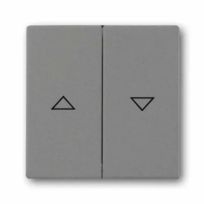 Produktbild von Busch-Jaeger 1751-0-3020, Tasten, Grau, Kunststoff, 63 mm, 63 mm, 1 Stück(e)