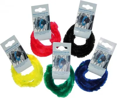 Produktbild von Perlon-Nabenputzringe weich (Farbe zufällig, 5 Paar)