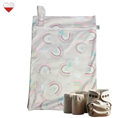 Produktbild von NappiMe Rainbow PUL Wickeltasche