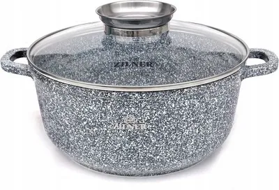 Produktbild von ZILNER 8-Tlg Granit Kochtopfset Topfset Geschirset Marmorbeschichtung 16 / 20 / 22 / 26Cm  Zl-8532
