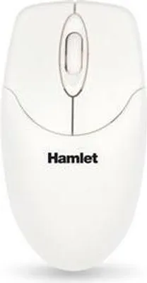 Immagine prodotto di Hamlet OEM Mouse USB 1000 DPI 2 Tasti e Scroll Bianco